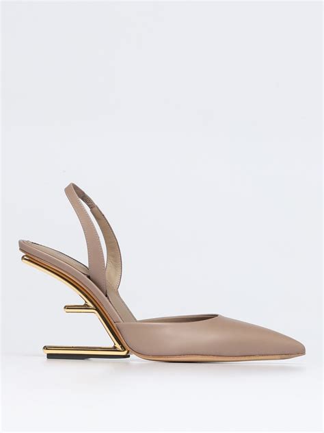 fendi cut heels|fendi high heel slingbacks.